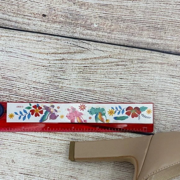 Marc Fisher Beige Ankle Strap Heels with Bow - Picture 2 of 8